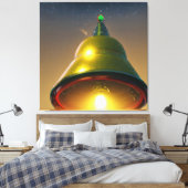 Jingle Bell Christmas UFO Leinwanddruck (Insitu (Schlafzimmer))