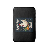 Jingle Bell Cluck Chicken Badematte (Vorderseite Vertikal)