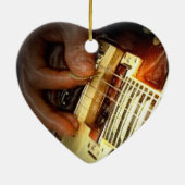 Jingle Bell-Felsen-Weihnachtsverzierung Keramik Ornament (Hinten)