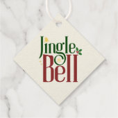 Jingle Bell Geschenkanhänger (Rückseite)