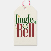 Jingle Bell Geschenkanhänger (Vorderseite)