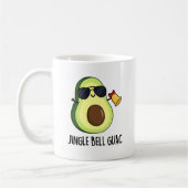 Jingle Bell Guac Funny Avocado Pun Kaffeetasse (Links)