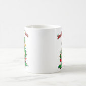 Jingle Bell Java Funny Elf Coffee Design Kaffeetasse (Mittel)