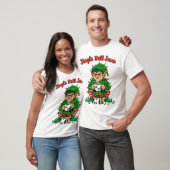 Jingle Bell Java Funny Elf Coffee Design T-Shirt (Unisex)