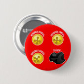 Jingle Bell, Jingle Bell, Jingle Bell, Felsen! Button (Vorne & Hinten)