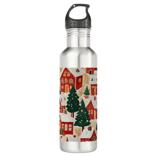 Jingle Bell Jubilee Edelstahlflasche (Vorderseite)