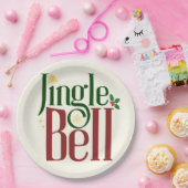 Jingle Bell Pappteller (Party)