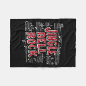 Jingle Bell Rock Christmas Music Band Xmas Party P Fleecedecke (Vorderseite (Horizontal))