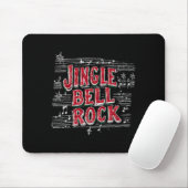 Jingle Bell Rock Christmas Music Band Xmas Party P Mousepad (Mit Mouse)