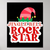 Jingle Bell Rock Star Black Christmas Toddler T Sh Poster (Vorne)