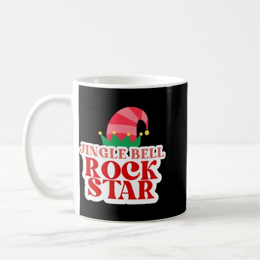 Jingle Bell Rock Star Christmas Girls Jersey T Shi Kaffeetasse (Links)