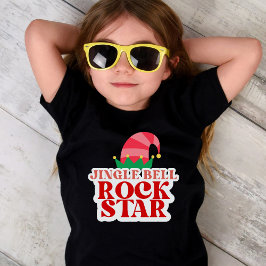 Jingle Bell Rock Star, Christmas Girls Tri-Blend Shirt