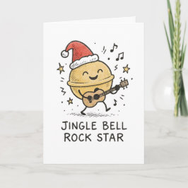 Jingle Bell Rock Star - Funny Christmas Card Feiertagskarte