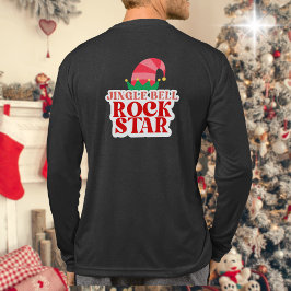 Jingle Bell Rock Star Grafik Tri-Blend Shirt