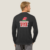 Jingle Bell Rock Star Grafik Tri-Blend Shirt (Voller Rücken)