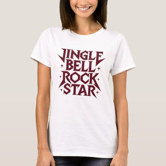 Jingle Bell Rock Star T-Shirt (Vorderseite)