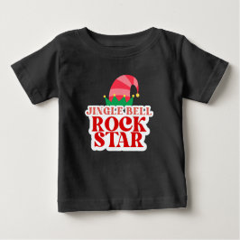 Jingle Bell Rock Star, Weihnachtskind Baby T-shirt