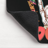 Jingle Bell Rockin Groovy Retro Christmas Xmas Ske Mousepad (Ecke)