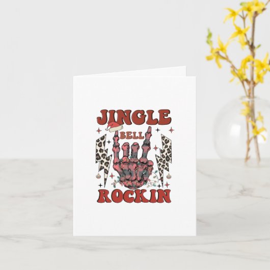 Jingle Bell Rockin Karte (Gelbe Blume)