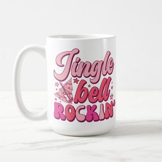 Jingle Bell Rockin's Christmas Drink Coffee Tasse (Links)
