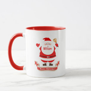 Jingle Bell Santa Weihnachts-Kombitasse Tasse