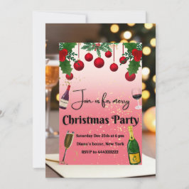 Jingle Bell Theme - Christmas Invest Card Save The Date