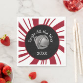 Jingle Bell Weihnachtsplatten Serviette (Beispiel)