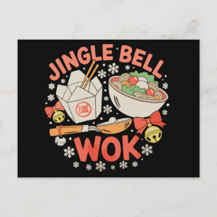 Jingle Bell Wok Chinesisches Essen Weihnachten Xma