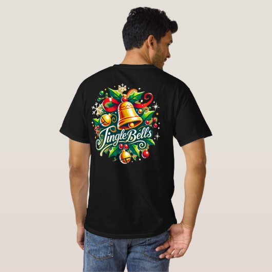 jingle bells1 T-Shirt (Schwarz voll)
