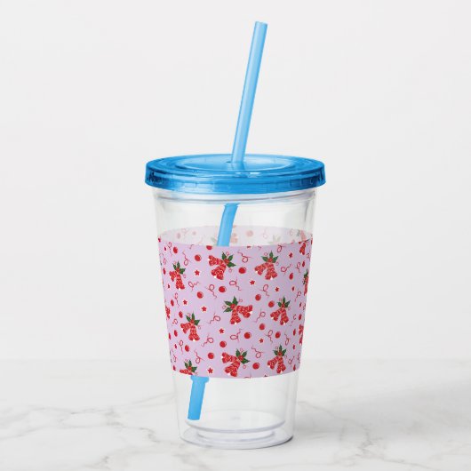 Jingle Bells Acryltrinkbecher (Rückseite)