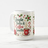 Jingle bells and coffee smells  kaffeetasse (Vorderseite Links)