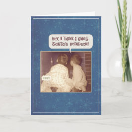 Jingle Bells and Rentier Rieells Feiertagskarte