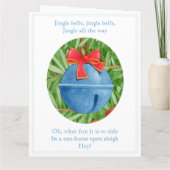 JINGLE BELLS Big Christmas Card Karte (Rückseite)