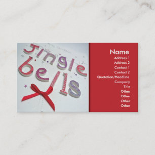 Jingle Bells Business Card Visitenkarte
