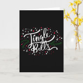 Jingle Bells Christmas Design For Men Women, Boys, Karte (Gelbe Blume)