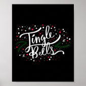 Jingle Bells Christmas Design For Men Women, Boys, Poster (Vorne)