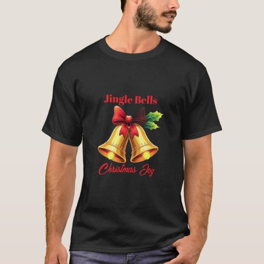 Jingle Bells, Christmas Joy T-Shirt (Vorderseite)