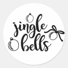 Jingle Bells Christmas sticker