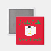 Jingle Bells Covid-19 Smells Magnet (Vorderseite/Rückseite)