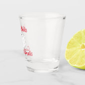 Jingle Bells Covid-19 Smells Schnapsglas (Rechts)