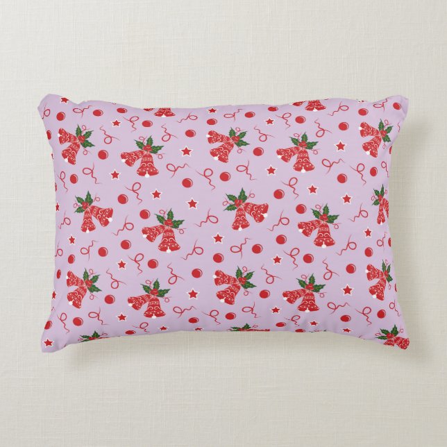 Jingle Bells Dekokissen (Vorderseite)