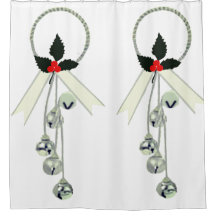 Jingle Bells Duschvorhang