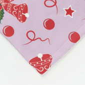 Jingle Bells Fleecedecke (Ecke)
