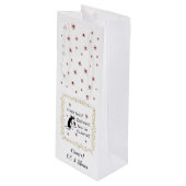 Jingle Bells Funny Christmas Zitat Geschenktüte Für Weinflaschen (Vorderseite Schrägansicht)