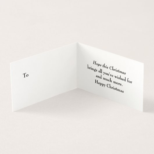 Jingle Bells Funny Quote White Text (Innenseite)