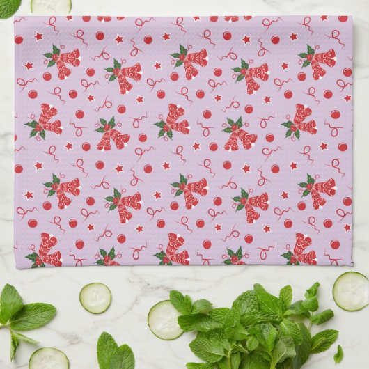 Jingle Bells Geschirrtuch (Gefaltet)