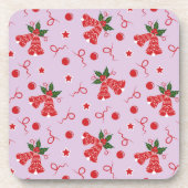 Jingle Bells Getränkeuntersetzer (Vorderseite)