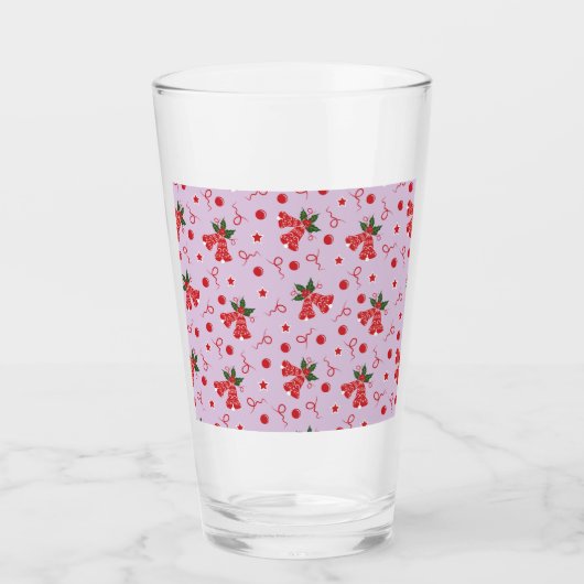 Jingle Bells Glas (Vorderseite)