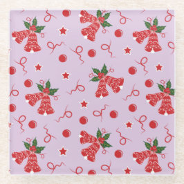 Jingle Bells Glasuntersetzer