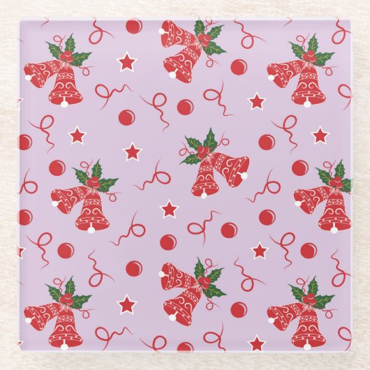 Jingle Bells Glasuntersetzer (Vorderseite)